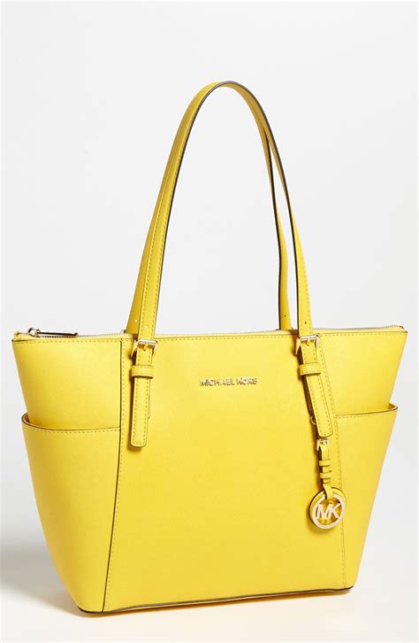 michael kors citrus plaid jet set purse|Michael Kors outlet jet set.